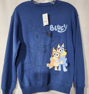 Bluey blue sweatshirt women's XS